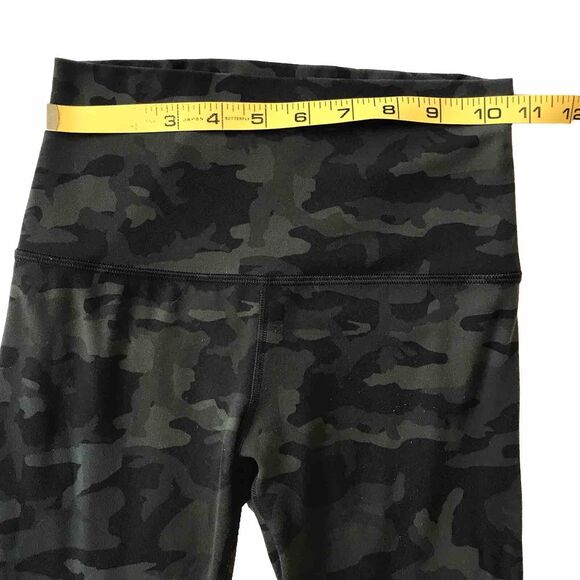 Lululemon Align Crop 21" Leggings Women 4 Camo Gator Green Nulu Gym Yoga W6AVIS - Picture 6 of 8